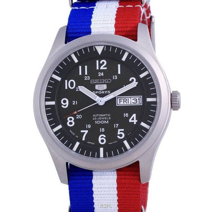 Seiko 5 Sports Automatic Japan Made SNZG09J1-var-NATO25 100M Mens Watch