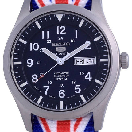 Seiko 5 Sports Automatic Polyester SNZG11J1-var-NATO28 100M Mens Watch