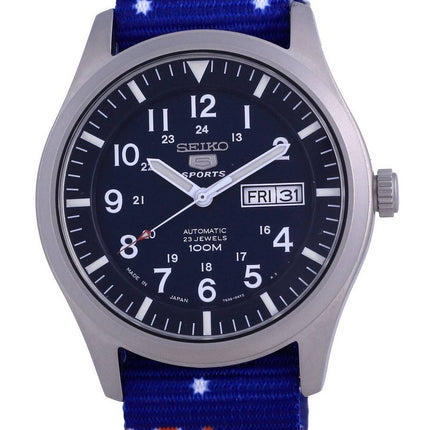 Seiko 5 Sports Automatic Polyester SNZG11K1-var-NATO30 100M Mens Watch