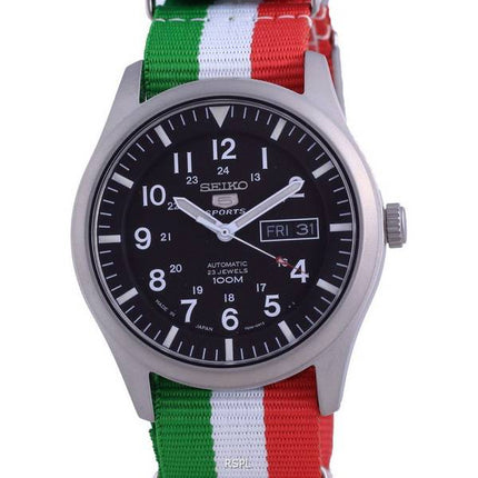 Seiko 5 Sports Automatic Polyester SNZG15J1-var-NATO23 100M Mens Watch