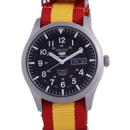 Seiko 5 Sports Automatic Polyester SNZG15J1-var-NATO29 100M Mens Watch