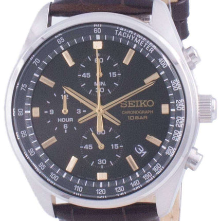 Seiko Chronograph Quartz SSB385 SSB385P1 SSB385P 100M Mens Watch