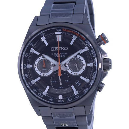 Seiko Neo Sports Chronograph Black Dial Quartz SSB399 SSB399P1 SSB399P 100M Mens Watch