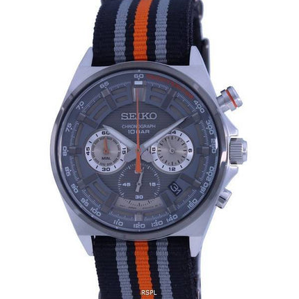 Seiko Neo Sports Chronograph Grey Dial Quartz SSB403 SSB403P1 SSB403P 100M Mens Watch