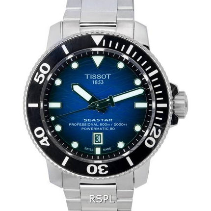 Tissot Seastar 2000 Professional Powermatic 80 Blue Dial Diver's T120.607.11.041.01 T1206071104101 600M Men's Watch