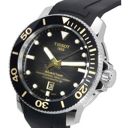 Tissot T-Sport Seastar 2000 Professional Powermatic 80 Diver's T120.607.17.441.01 T1206071744101 600M Men's Watch