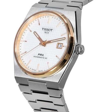 Tissot PRX T-Classic Powermatic 80 Silver Dial T137.407.21.031.00 T1374072103100 100M Men's Watch