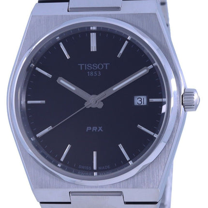 Tissot T-Classic PRX Black Dial Quartz T137.410.11.051.00 T1374101105100 100M Men's Watch