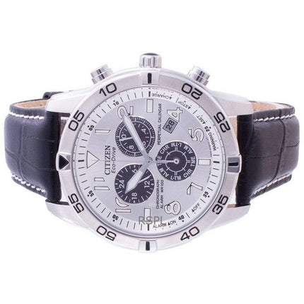 Refurbished Citizen Perpetual Calendar Chronograph Silver Dial Eco-Drive BL5470-14A 100M Men's Watch