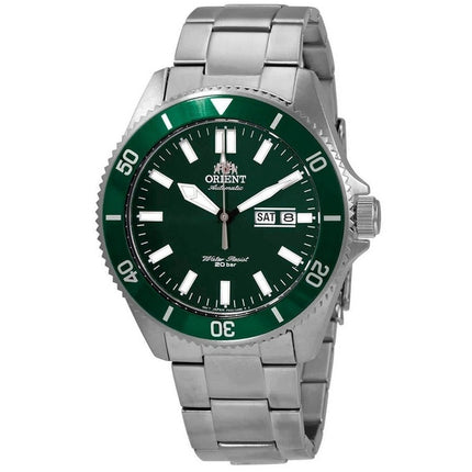 Refurbished Orient Sports Stainless Steel Green Dial Automatic Diver's RA-AA0914E19B 200M Men's Watch