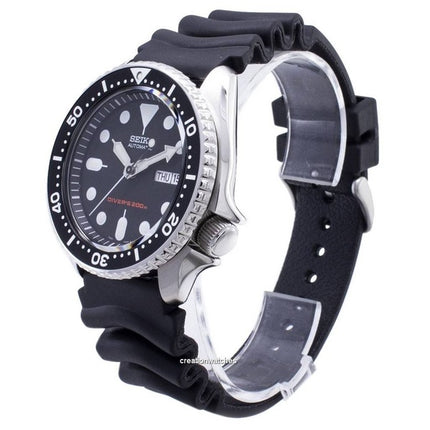 Refurbished Seiko Rubber Strap Black Dial Automatic Diver's SKX007K1 200M Men's Watch