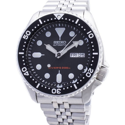 Refurbished Seiko Stainless Steel Black Dial Automatic Diver's SKX007K2 200M Men's Watch