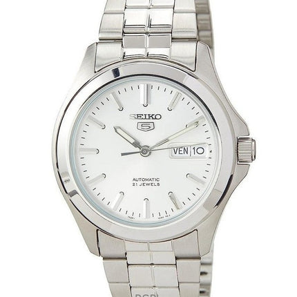 Refurbished Seiko 5 Stainless Steel Silver Dial Automatic SNKK87K1 Men's Watch