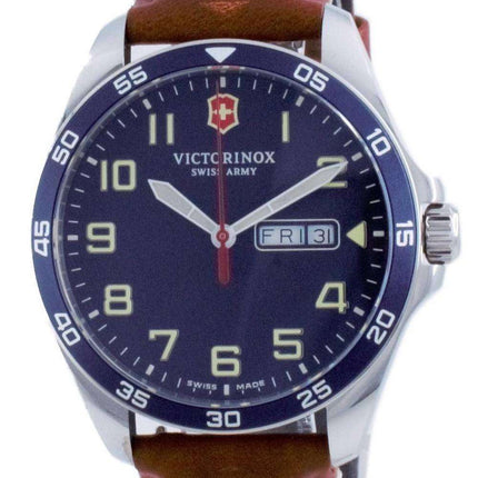 Victorinox Fieldforce Blue Dial Stainless Steel Quartz 241848 100M Mens Watch