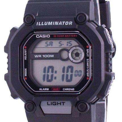 Casio Youth Dual Time Illuminator W-737H-1A W737H-1 100M Mens Watch