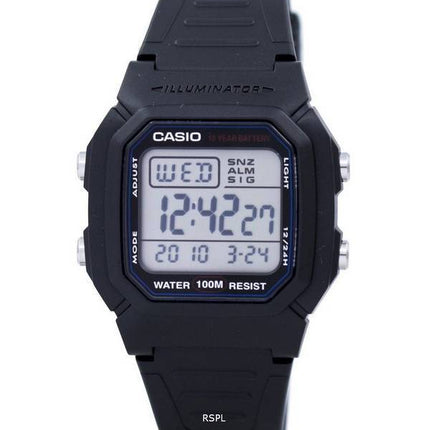 Casio Digital Classic Illuminator W-800H-1AVDF W-800H-1AV Men's Watch