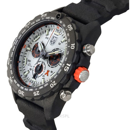 Luminox Bear Grylls Survival Master Rubber Strap Silver Dial Quartz Diver's XB.3748 300M Men's Watch