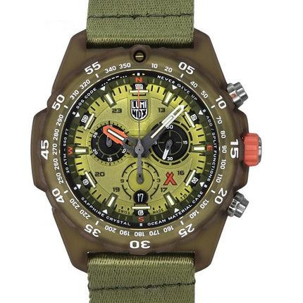 Luminox Bear Grylls Survival ECO Master Chronograph Green Dial Quartz Diver's XB.3757.ECO 200M Men's Watch