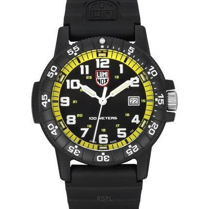 Luminox Leatherback Sea Turtle Giant Polyurethane Strap Black Dial Quartz XS.0325 100M Men's Watch