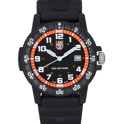 Luminox Leatherback SEA Turtle Giant Polyurethane Strap Black Dial Quartz XS.0329.1 100M Men's Watch