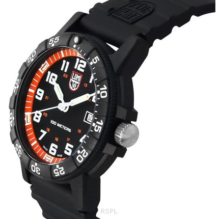 Luminox Leatherback SEA Turtle Giant Polyurethane Strap Black Dial Quartz XS.0329.1 100M Men's Watch