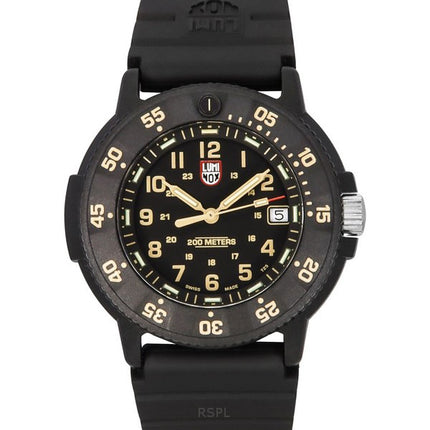 Luminox Original Navy Seal EVO Rubber Strap Black Dial Quartz Diver's XS.3001.EVO.OR 200M Men's Watch