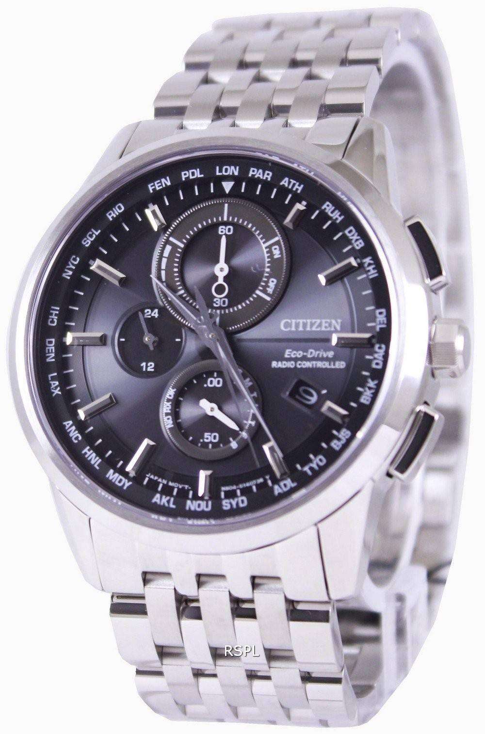 Citizen Eco-Drive Radio Controlled World Time AT8110-61E Men's Watch -  