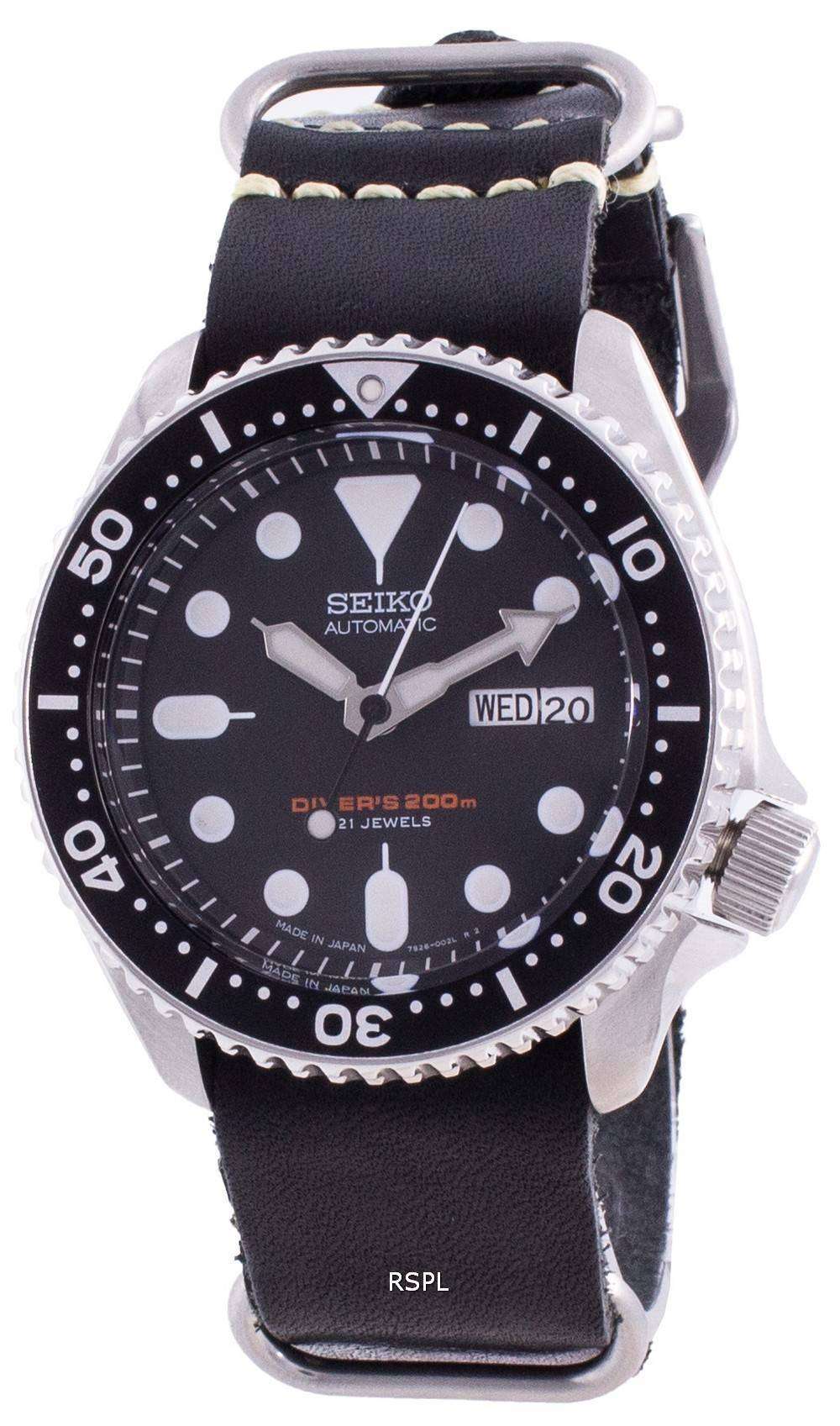 Seiko Automatic Divers SKX007J1-var-LS19 200M Japan Made Mens Watch ...