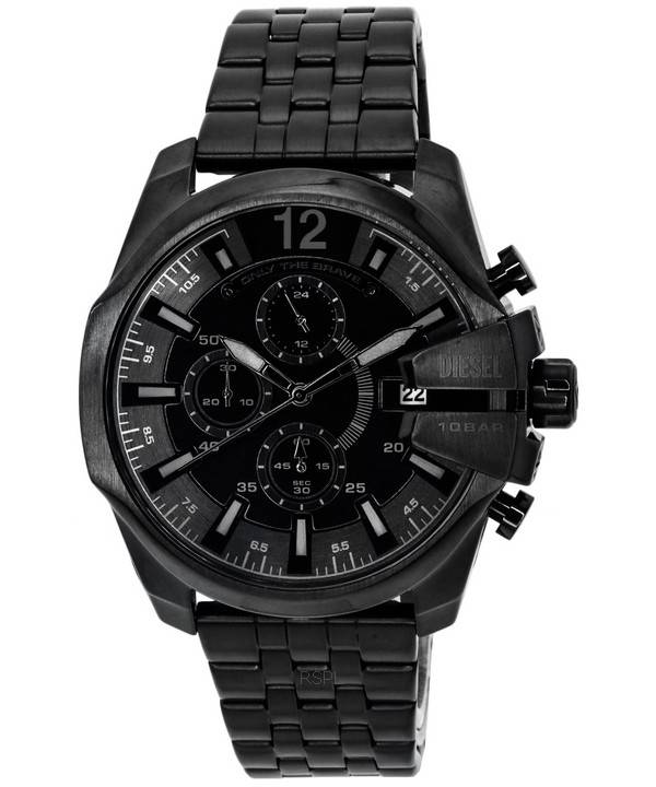 Diesel Baby Chief Chronograph Stainless Steel Black Dial Quartz