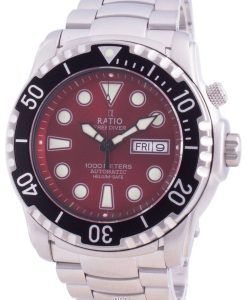 Ratio FreeDiver Helium-Safe 1000M Sapphire Automatic 1068HA96-34VA-RED Men's Watch
