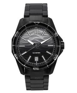 Armani Exchange Black Stainless Steel Grey Dial Quartz AX1952 100M Men's Watch