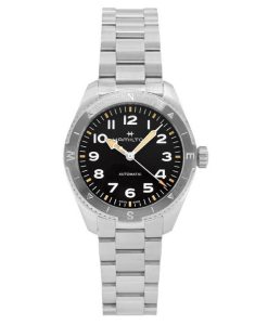 Hamilton Khaki Field Expedition Stainless Steel Black Dial Automatic H70315130 100M Men's Watch