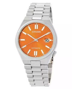 Citizen Tsuyosa Stainless Steel Orange Dial Automatic NJ0151-88Z Men's Watch
